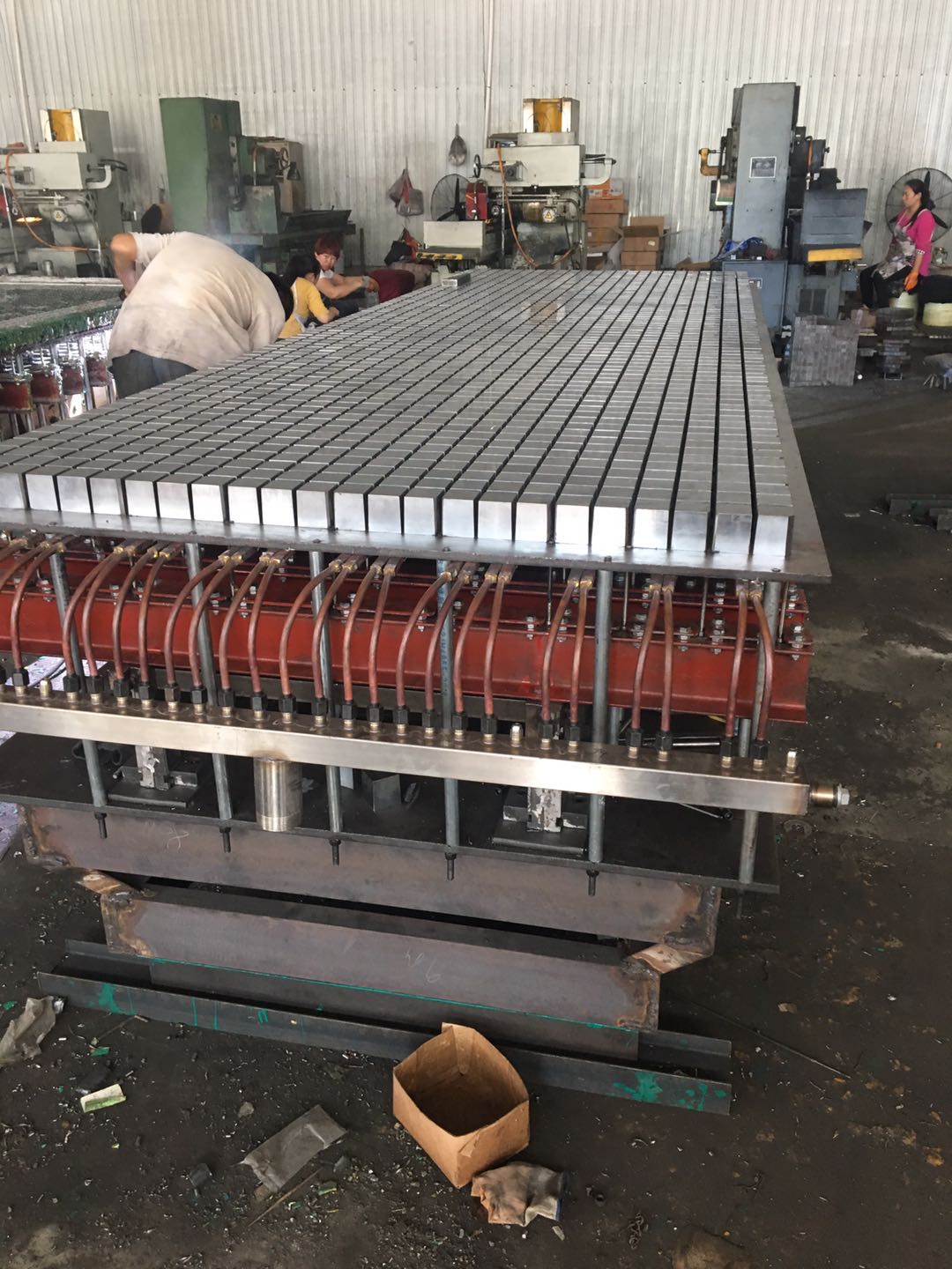 GRP FRP Mesh Production Line Fiberglass Grating Machine