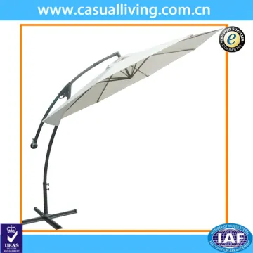10ft outdoor banana umbrella sun garden parasol 10ft patio umbrella