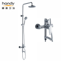 Set keran Mixer Kuningan Chromed Shower gagang tunggal