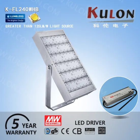 240W led flood light for sports stadium for plants