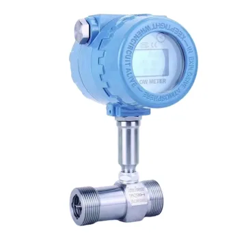 Low Cost Liquid Flow Meter: Turbine Flow Meter with Flange/Thread Water Flow Meter