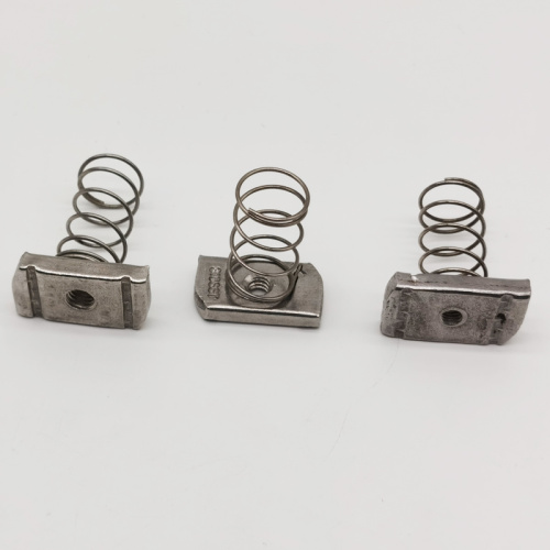 SS304 Channel Nuts with Springs