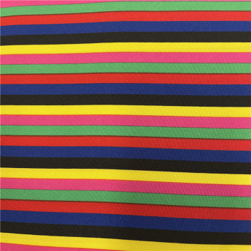 stripe design 100% polyester printed minimatt print fabric