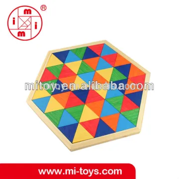 Geometric Wooden puzzles from ICTI factory