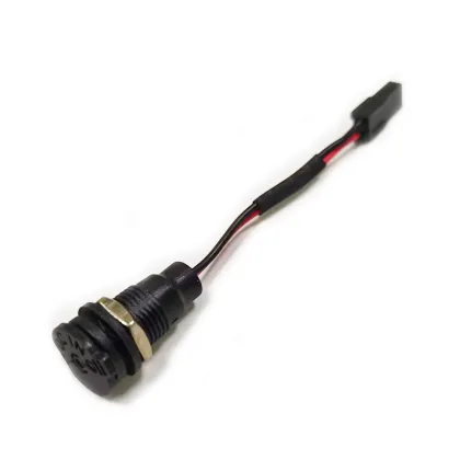 Female DC socket with Molex power cable