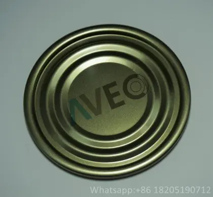 Tinplate tin can containers bottom cover