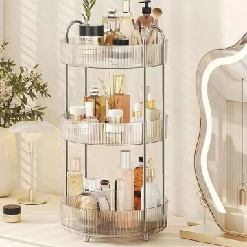 Ripiano organizer girevole per scrivania in PET