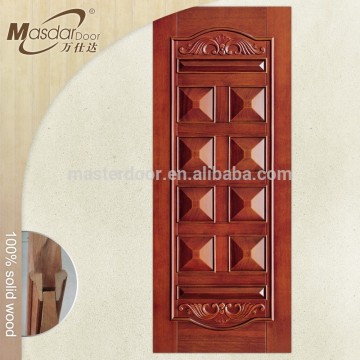 Foshan supply antique carved wooden door