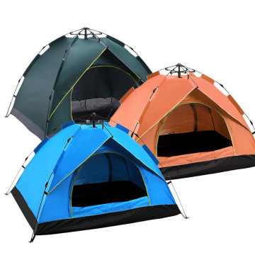 Automatic Mosquito Net Camping Family Pop Up Tent 3-4 Person Fold Tent Outdoor Waterproof