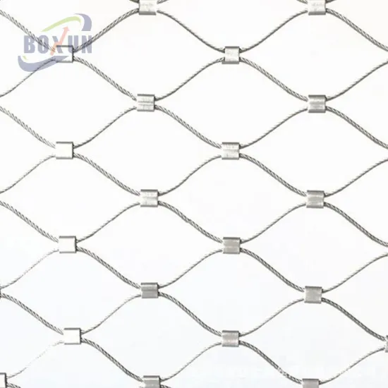 X-tend Cable: SS Wire Rope Mesh for Enhanced Zoo Animal Aviary Safety and Protection