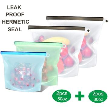 Food grade reusable silicone food containers