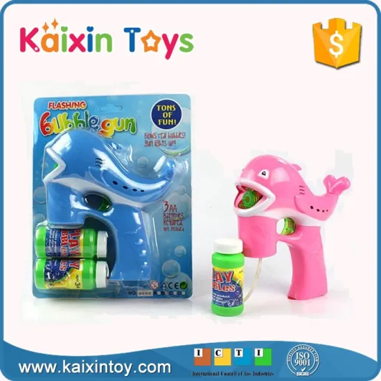 10269588 Summer Product 2017 Flashing Children Electric Bubble Gun With Music
