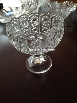 pastry style Equinox Centerpiece candy jar large glass crystal tray jar