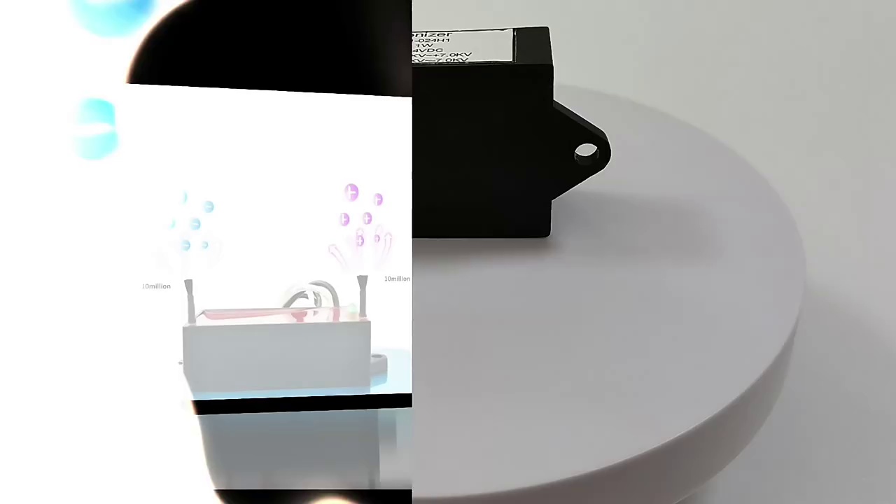 Negative ion generator to remove bacteria and viruses
