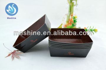 Printed boat shape box