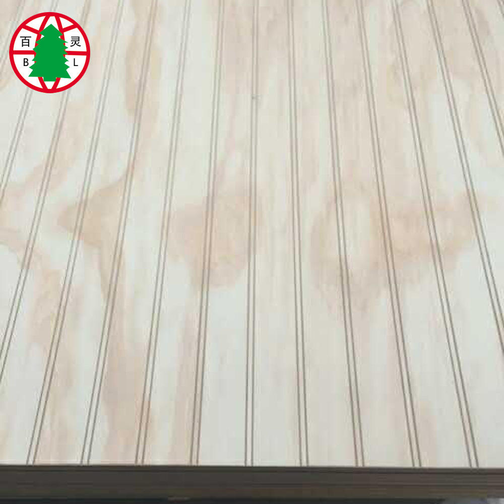 Pine Grooved Plywood with slot 