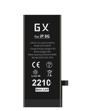 GX az Apple 8G -hez, nagy kapacitású akkumulátorral