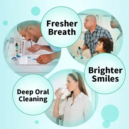 OEM Natural Organic Oral Care Pulling Oil - Coconut & Peppermint for Fresh Breath & Teeth Whitening