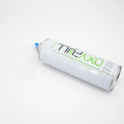 Empty 600ml Custom Aerosol Tin Can Oxygen Can