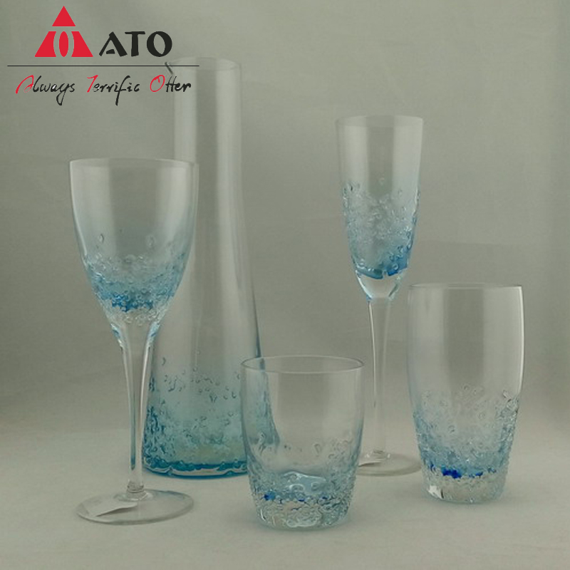 ATO Crystal Cleble Goblet Glass Tumbler Wine Glass