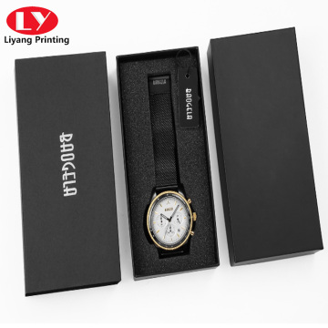 top and based paper watch box