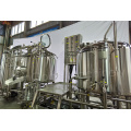 5bbl skid-mounted electric brewhouse with cellar tanks