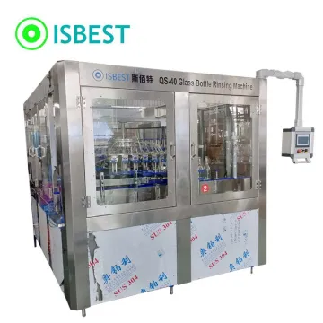 Glass Bottle Rinsing and Washing Machine for Beverage and Wine Filling Plants