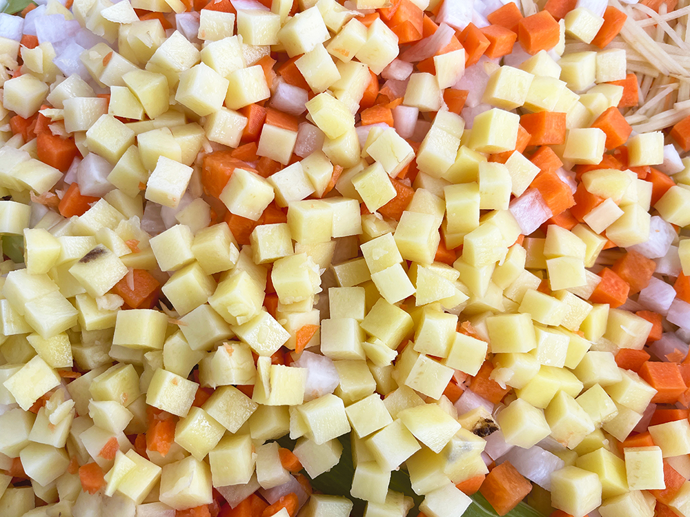 vegetable dicing