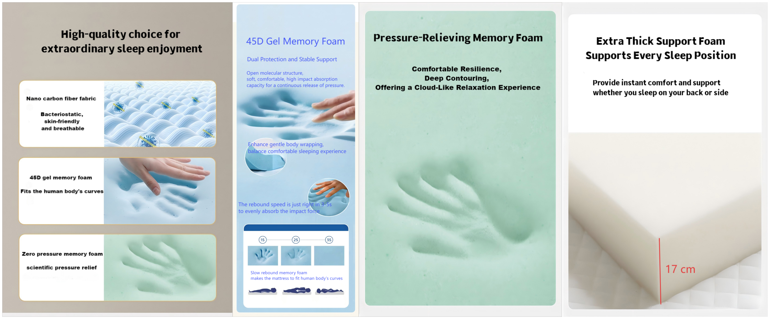 longyue sf30 memory foam mattress