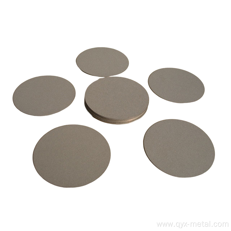 Disc Titanium Filter Porous Sintered Foam Board