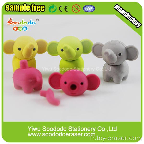 Bouton de crayon 3D pour animal adorable Puzzle