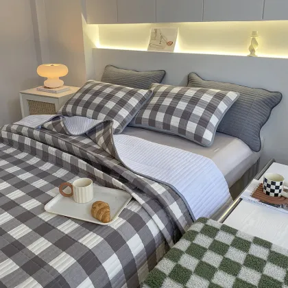 Cotton Quilt Set - Lightweight Summer Bedspread