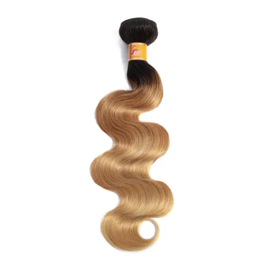 Wholesale Ombre Bundles Full Cuticle Body Wave 3 Bundle Brazilian Human Hair Weave Bundles 100% Virgin Human Hair Weaves