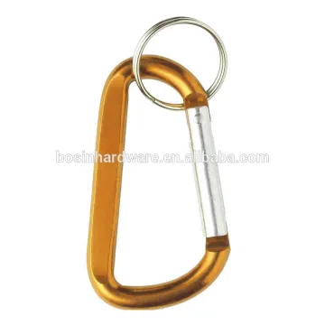 Fashion High Quality Metal Carabiner With Key Ring