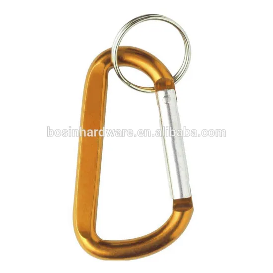 Fashion High Quality Metal Carabiner With Key Ring