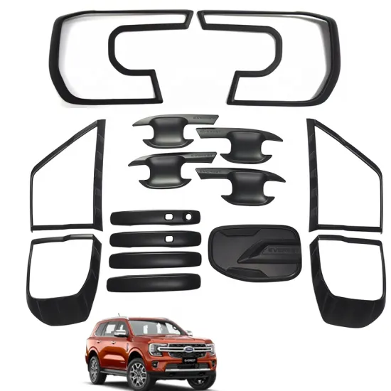 YCSUNZ ABS Matte Black Body Kit Full Garnish Combo Set for Ford Everest 2022-2023
