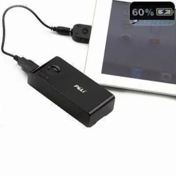 5,200mAh Battery Pack, Suitable for iPad, iPhone and Mobile Phones, with LED Lights