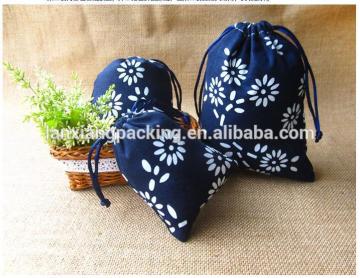 Hot Sell Custom Cotton Drawstring Pouch Bag Cord