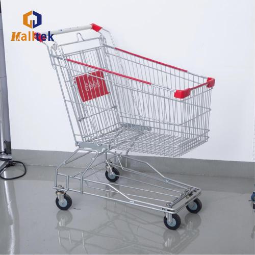 Trolley with Base Top basket frame cover Asian Supermarket Shopping Trolley Factory