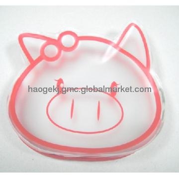 กระเป๋า PVC รูปหมู การ์ตูนกระเป๋าพีวีซี