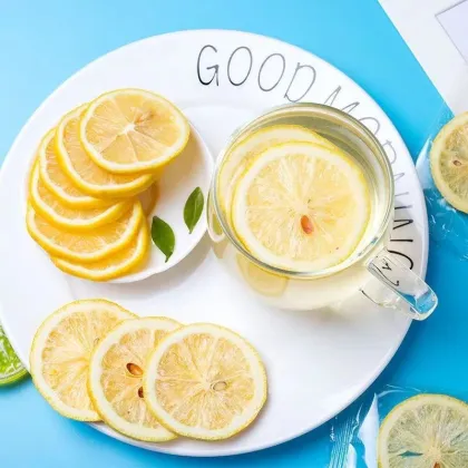 High Vitamin C Freeze Dried Lemon and Lime Slices for Whitening and Slimming Tea