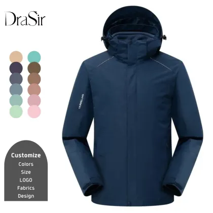 Men's Mountain Windproof and Waterproof Hiking Jacket for Climbing