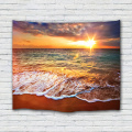 Sea Wave Tapestry Beach Series Wall Hanging Sunrise Dusk Tapestry Tropical Style Tapestry do sypialni Home Dorm Decor