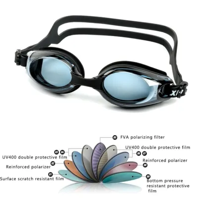 New Adult Silicone Anti-fog Swimming Coating Water Dioptric Swimming Goggles Glasses Myopia Swimming Glasses