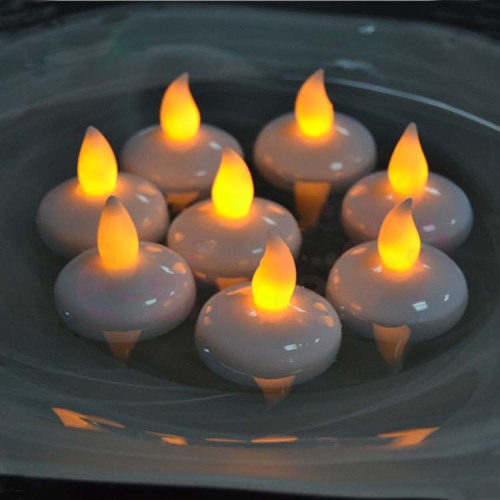 LED Floating Tea Floral Decoration Bezpłomieniowe świece