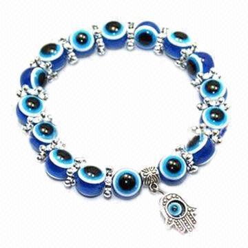 God bless royal blue designer jealous eye personnel crystal bracelets, OEM/ODM orders are welcome