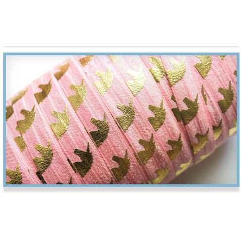 Fold over Elastic folded fastener tape