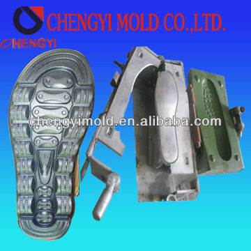 2014 new type pu single color shoe mould used on pu pouring machine
