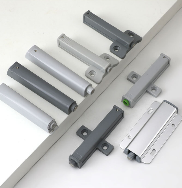 push button hood latch