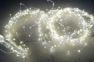 Warm White Cooper String Light, Includes Power Adapter, with 100 Individual LEDs